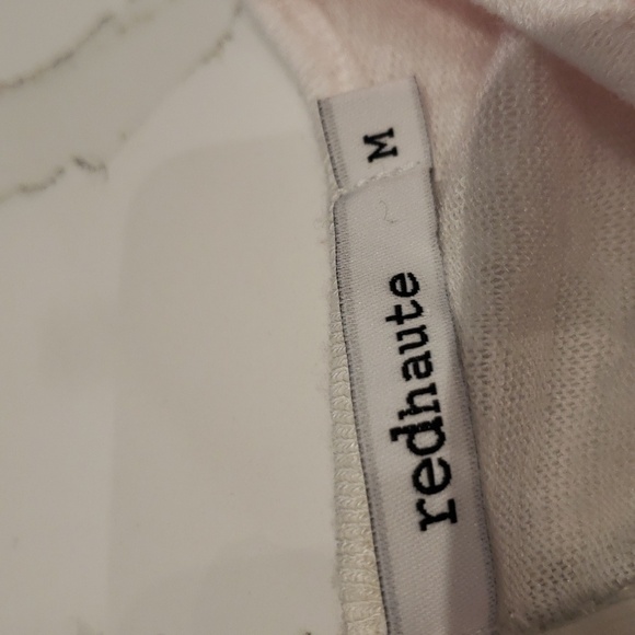 RED Haute Tank Top Layered White Orange/Coral Knit Women's Medium - Picture 3 of 10